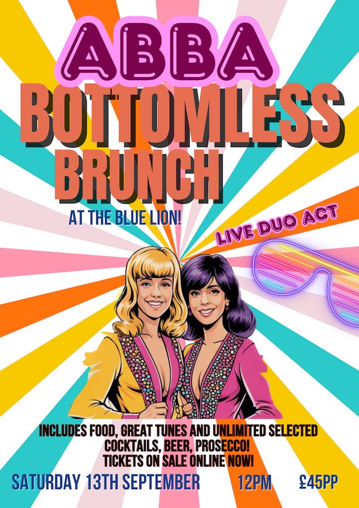 ABBA Bottomless Brunch Poster